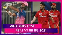 Punjab vs Rajasthan IPL 2021: 3 Reasons Why Punjab Lost