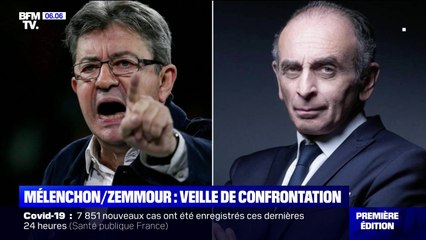 Comment Jean-Luc Mélenchon et Éric Zemmour se préparent à débattre sur BFMTV