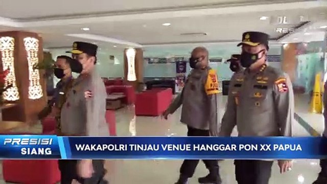 Wakapolri Tinjau Venue Hanggar Pon XX Papua