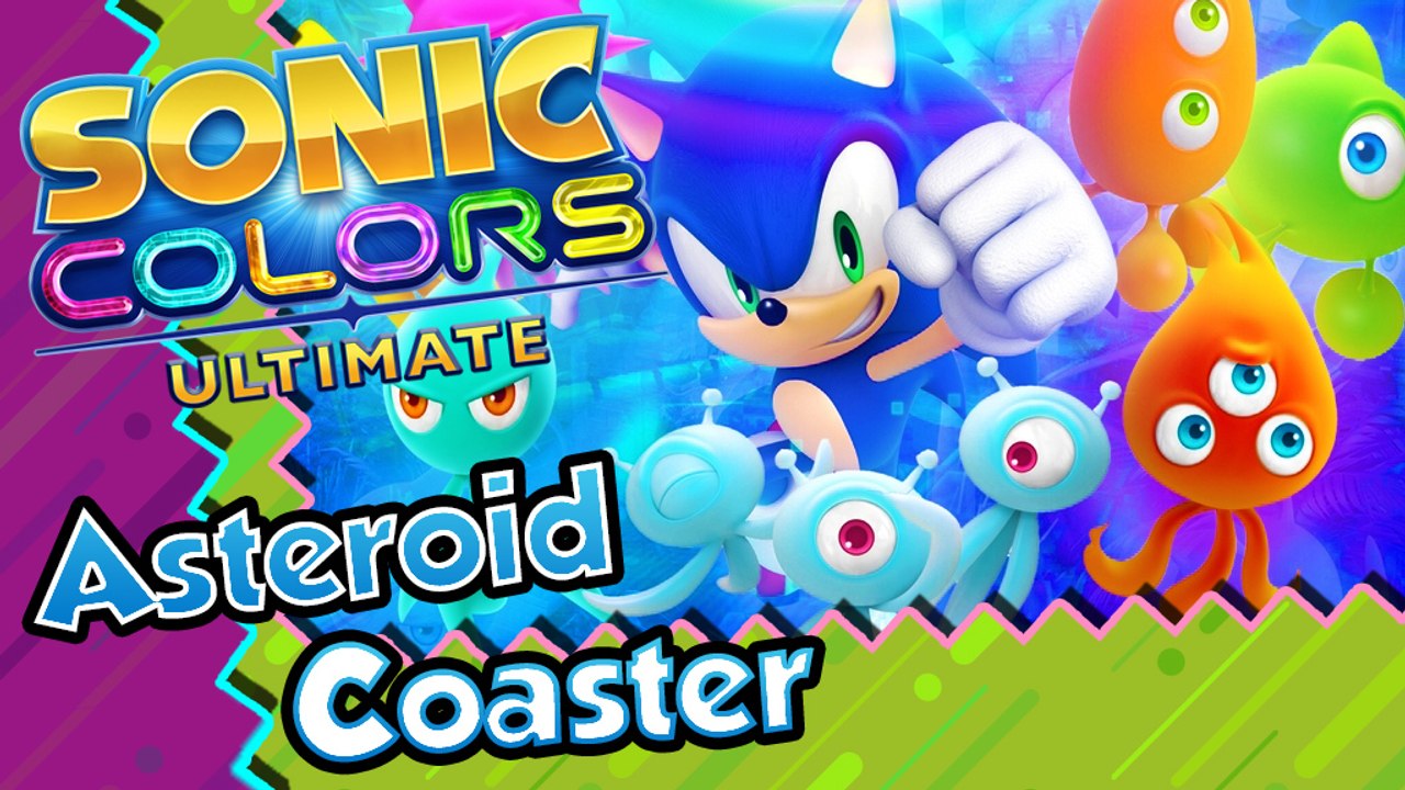 Sonic Colors Ultimate Walkthrough Part 7 (PS4) Asteroid Coaster  + 100% Red Rings