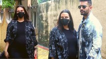 Neha Dhupia ने पति Angad Bedi संग किया बेबी बंप फ्लॉन्ट तो हुआ ये;Watch video | FilmiBeat