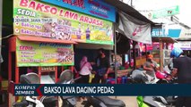 Bakso Lava dengan Lelehan Daging Cincang Super Pedas