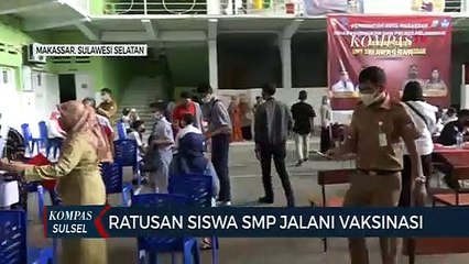 Ratusan Siswa Smp Jalani Vaksinasi