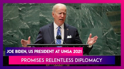Joe Biden, US President At UNGA 2021, Promises Relentless Diplomacy