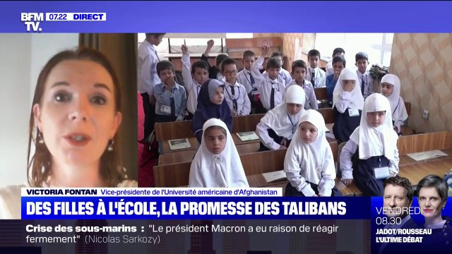 Un retour des jeunes afghanes à l'école ? Victoria Fontan ne croit pas à la promesse des talibans