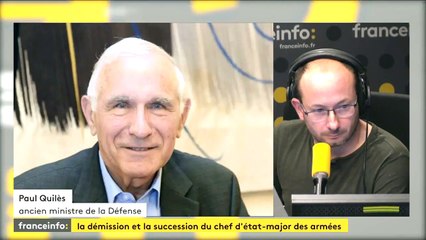 Paul Quilès interrogé sur franceinfo en 2017