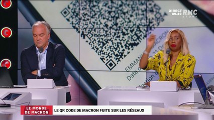 Le monde de Macron: Le QR Code de Macron fuite sur les réseaux sociaux - 22/09