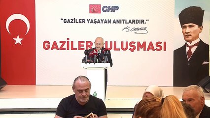 Kılıçdaroğlu, gaziler ve şehit yakınları için önerilerini 8 maddede açıkladı