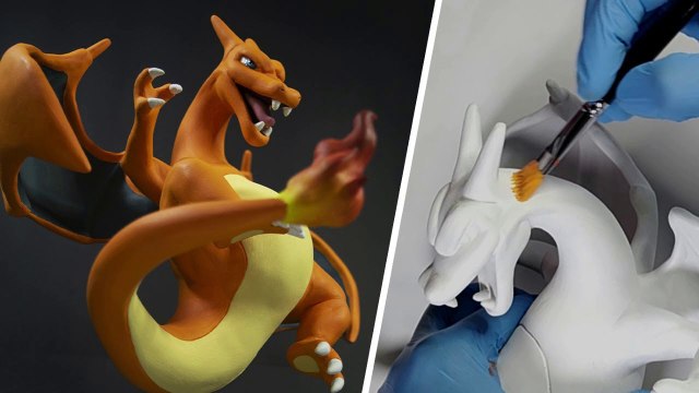 Sculpting CHARIZARD | POKEMON Clay Art