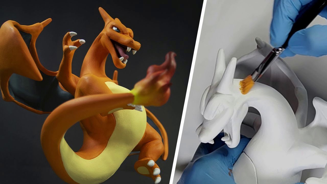 Sculpting CHARIZARD | POKEMON Clay Art