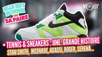 TENNIS & SNEAKERS : une grande histoire | Stan smith, McEnroe, Agassi, Serena Williams...