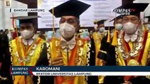 Universitas Lampung Kukuhkan 15 Guru Besar dan Raih Rekor Muri