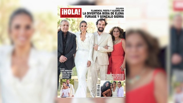 La boda de Elena Furiase y Gonzalo Sierra protagoniza la portada de ¡Hola!