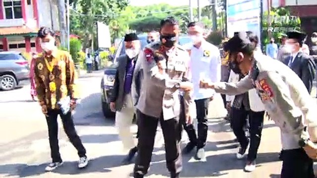 Kapolda Banten Tinjau Gerakan Vaksinasi Mahasiswa Nasional di UIN Banten