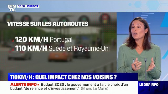 110 km/h sur l'autoroute: à quelle vitesse roulent nos voisins ?