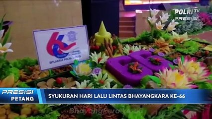 Peringati Hari Lalu Lintas Bhayangkara ke-66, Polda Jateng Gelar Syukuran Sederhana