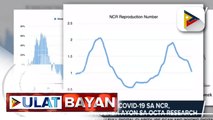 Hawahan ng COVID-19 sa Metro Manila, patuloy ang pagbaba ayon sa Octa Research; FDA, nagbabala sa paggamit ng Anti-COVID Nasal Spray