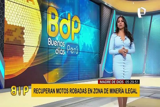 Puerto Maldonado: recuperan motos robadas en zona de minería ilegal