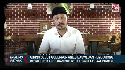 Giring PSI Kritik Anggaran DKI Untuk Formula E Saat Pandemi