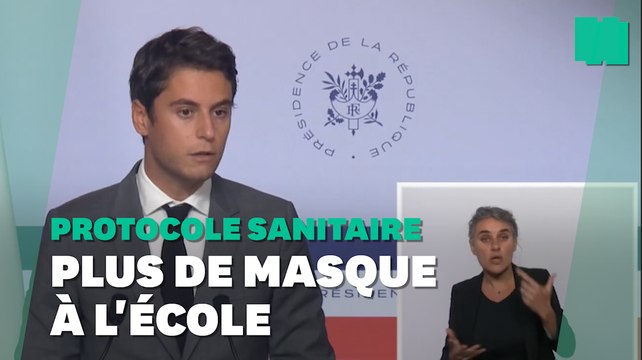 Covid: fin du masque à l'école primaire dans les départements au taux d'incidence inférieur à 50