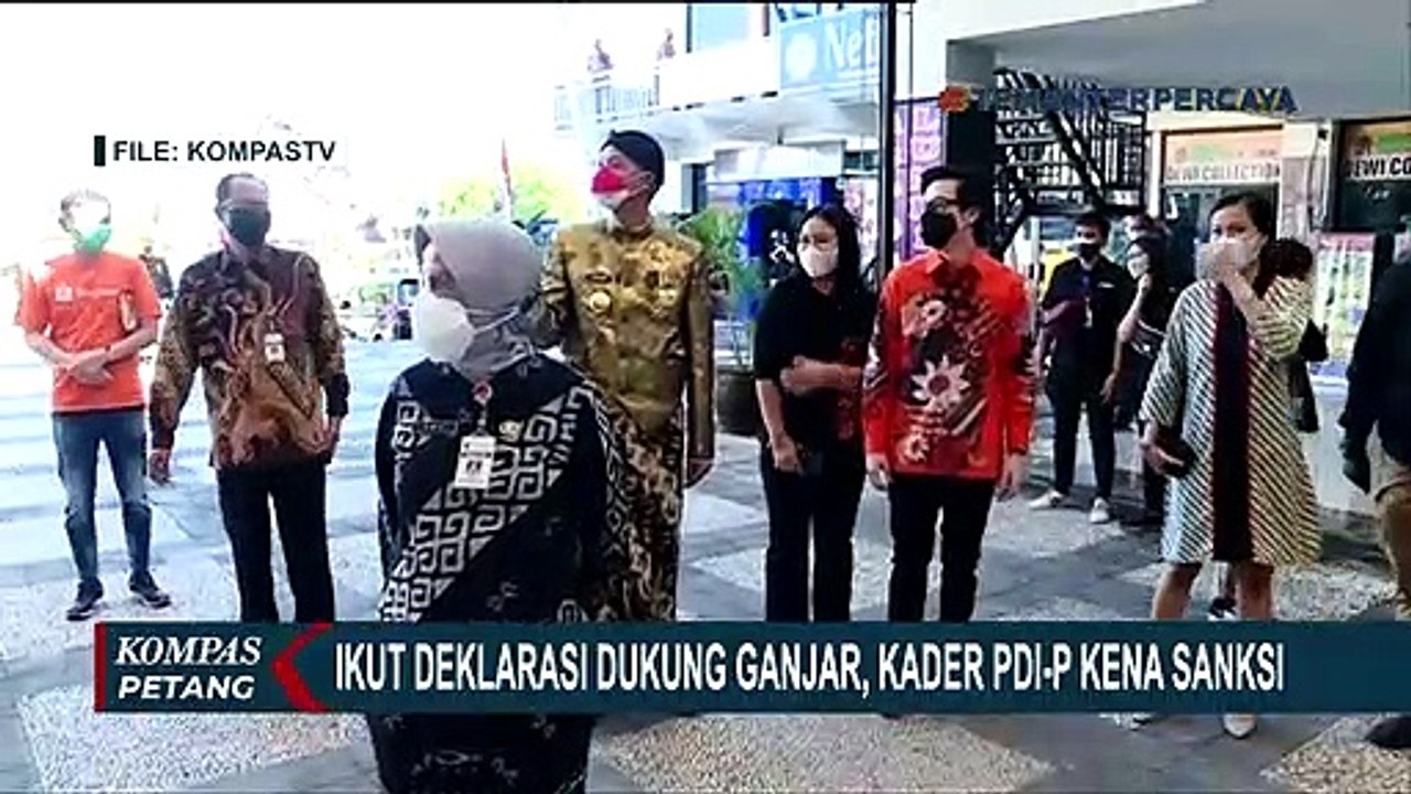 Ikut Deklarasi Dukung Ganjar Pranowo, Kader PDI-P Kena Sanksi