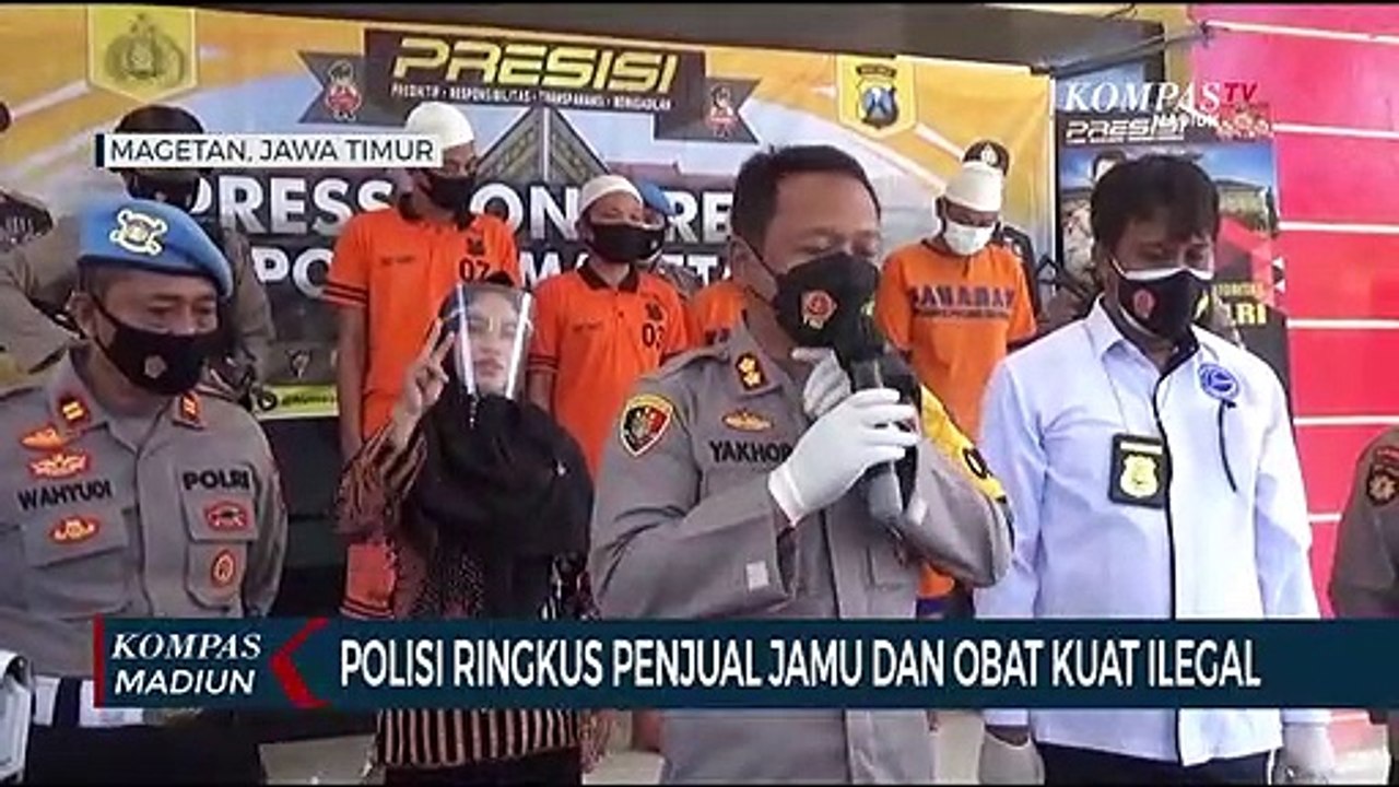 Polisi Ringkus Penjual Jamu Dan Obat Kuat Ilegal