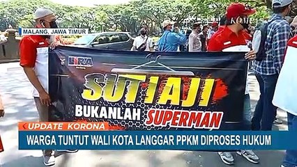 Wali Kota Malang Didemo Warga Gegara Gowes Bareng Rombongan yang Dinilai Langgar PPKM