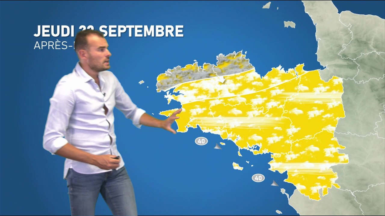 Bulletin météo pour le jeudi 23 septembre 2021
