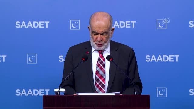 Saadet Partisi Genel Başkanı Karamollaoğlu, gündemi değerlendirdi