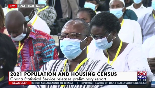 Live: Ghana Statistical Service releases preliminary report - News Desk on JoyNews (22-9-21)