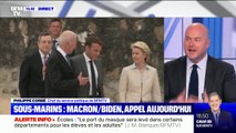 Sous-marins: Emmanuel Macron s'entretiendra avec Joe Biden par téléphone aujourd'hui