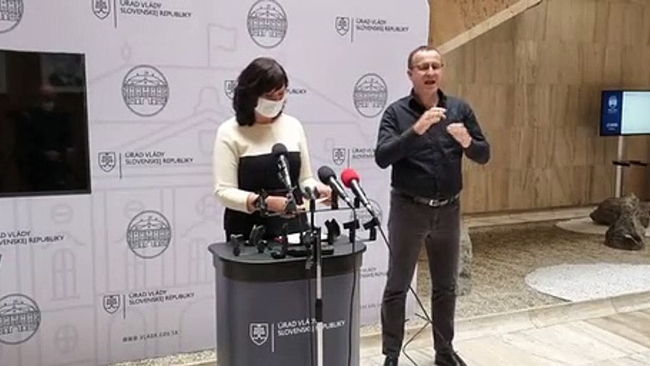 ZÁZNAM: Brífing podpredsedníčky Vlády SR V. Remišovej