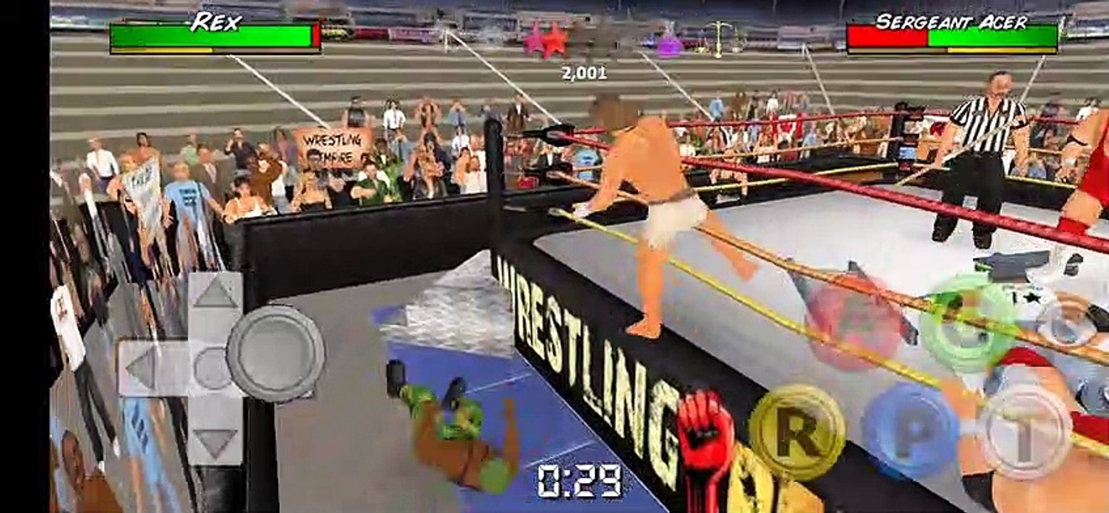 wresling empire an lame match with less than 3 star