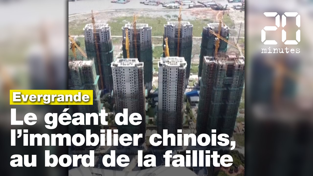 Evergrande: le géant de l'immobilier chinois, au bord de la faillite, inquiète les bourses