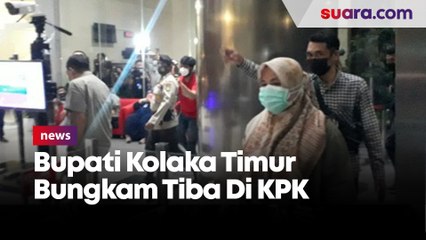 Terjaring OTT, Bupati Kolaka Timur Bungkam Tiba Di KPK