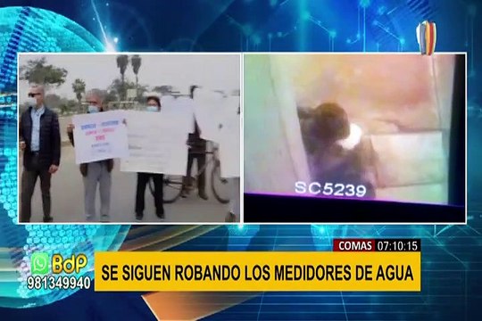 Vecinos denuncian que más de 70 medidores de aguas han sido robados en los últimos días