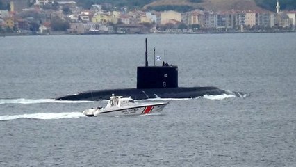 RUS DENİZALTISI, ÇANAKKALE BOĞAZI'NDAN GEÇTİ
