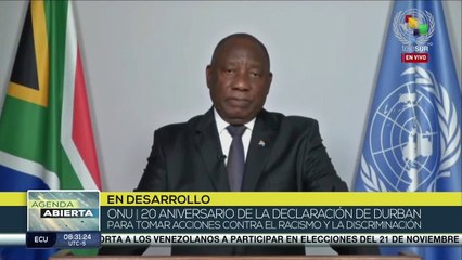 Sudáfrica pide a la ONU incluir en su programa las reparaciones a las víctimas de esclavitud