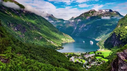 [4K] Nature - Island - Drone - Mountains