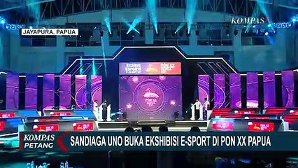 Sandiaga Uno Buka Ekshibisi E-Sport di PON XX Papua