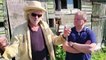 Bob Geldof meets Crawley Town boss John Yems ahead of Hawth Theatre gig.