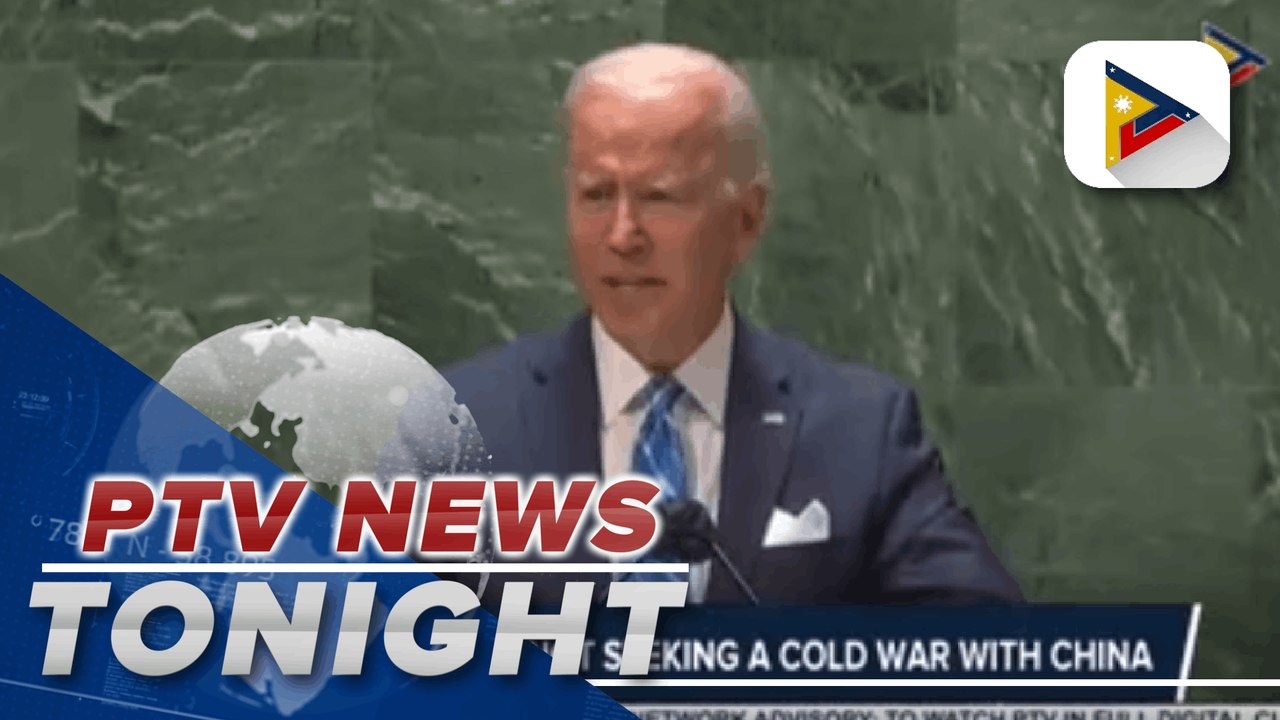 Biden says US not seeking a cold war with China; Hundreds march to protest against Melbourne's vaccine mandate; Damaged buildings in Melbourne after rare quake; US VP Kamala Harris condemns border agents' treatment of migrants | via Meg Luna
