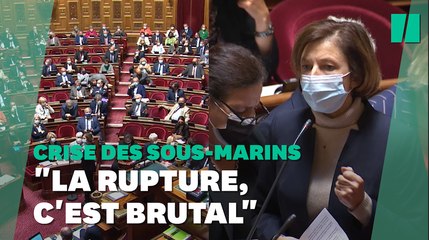 Parly copieusement huée au Sénat en s'expliquant sur la crise des sous-marins