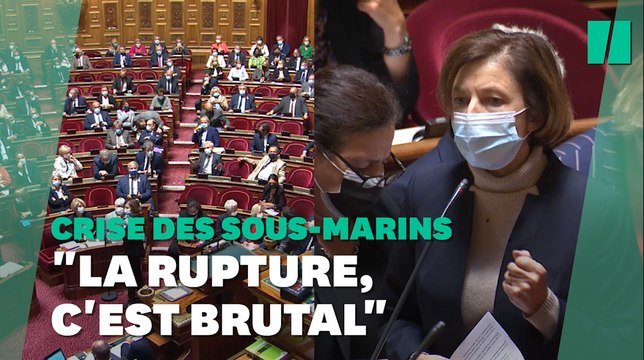 Parly copieusement huée au Sénat en s'expliquant sur la crise des sous-marins