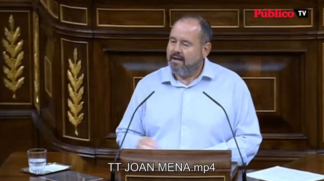 Joan Mena se planta ante Vox: Empiece por denunciarme a mí. Sus discursos son machistas, racistas y homófobos