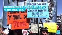 Aumenta el salario mínimo en Argentina ante protestas por la inflación