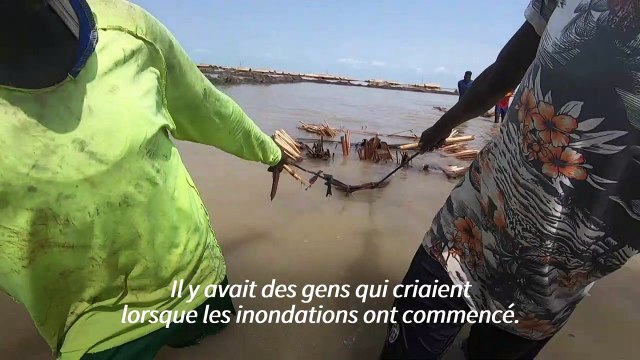 Au Soudan, des réfugiés sud-soudanais contraints de fuir les inondations