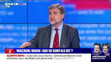 Crise des sous-marins: Emmanuel Macron s'est entretenu avec Joe Biden cet après-midi