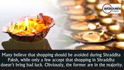 Should we go shopping during Shraddha Paksha or not?