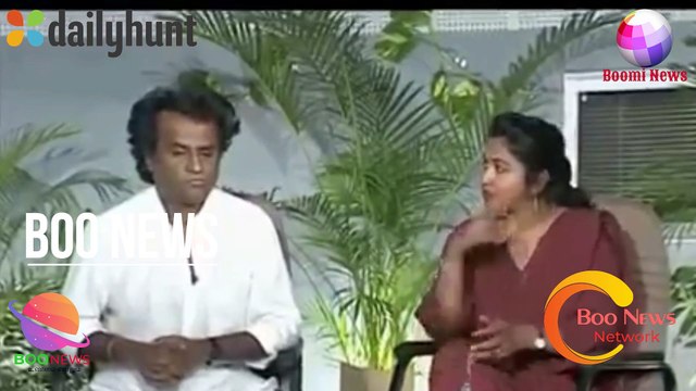 சூப்பர் ஸ்டார் ரஜினிகாந்த் அவர்களை நடிகை ராதிகா இண்டர்வியூ செய்த அரிய காட்சி